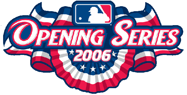 MLB Opening Day 2006 Special Event Logo t shirts iron on transfers